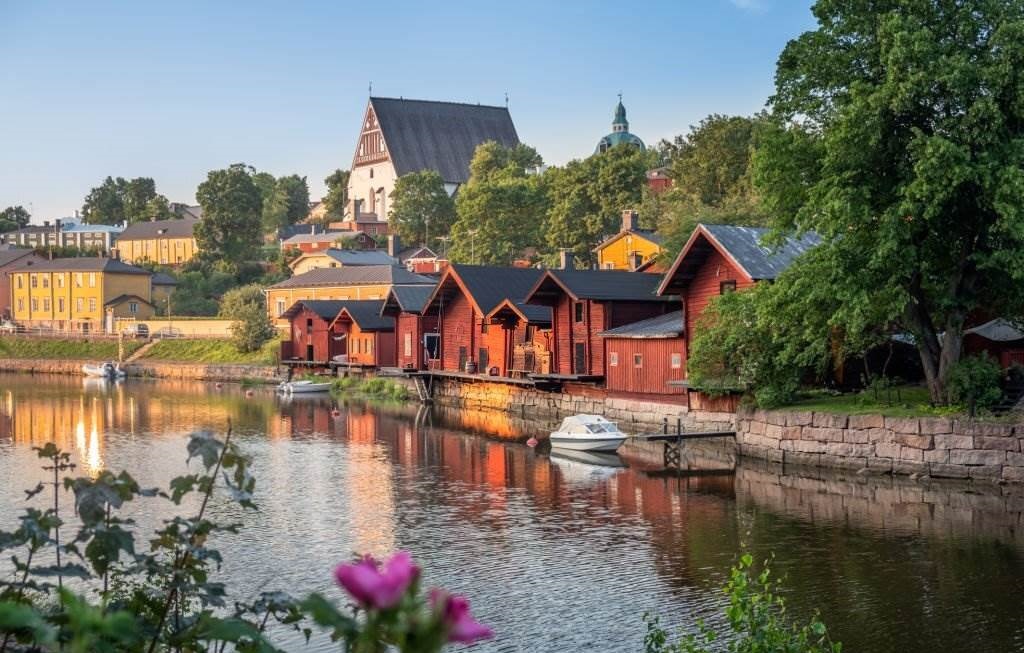 Houses By Lake And Buildings Against Sky - Photo Taken In Porvoo, Finland - Places to Visit in Finland - Planet Travel Advisor Houses By Lake And Buildings Against Sky - Photo Taken In Porvoo, Finland - Places to Visit in Finland - Planet Travel Advisor
