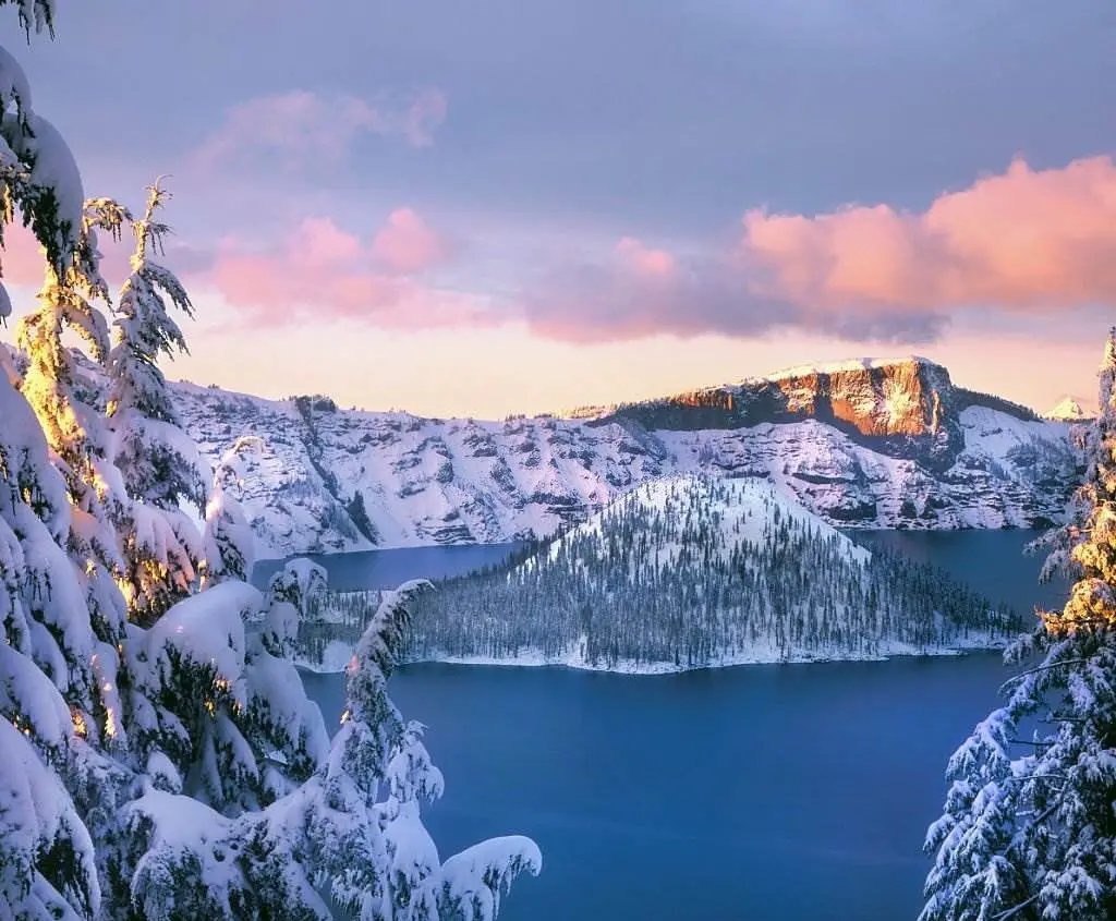 Crater Lake - Fresh snow at Crater Lake National Park - Natural Attractions in USA - Planet Travel Advisor