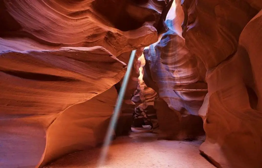 Sunbeam shining inside of Antelope Canyon, Page, Arizona, USA - Natural Attractions in USA - Planet Travel Advisor