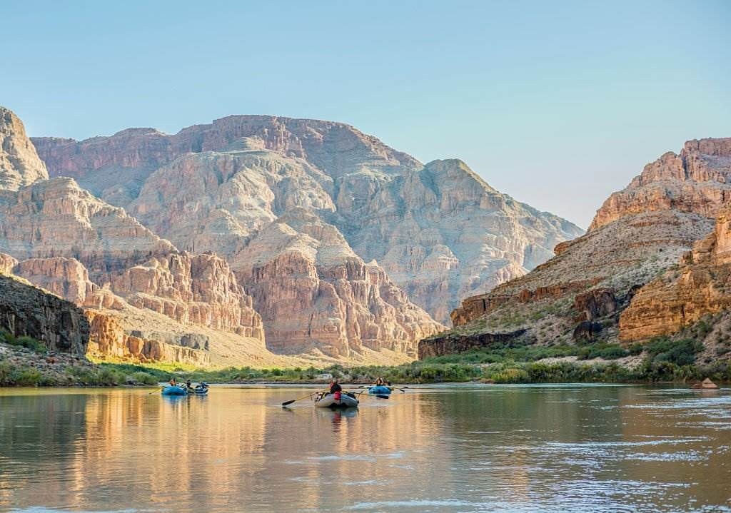 The Grand Canyon - Rafters floating down the Colorado River in the Grand Canyon - Natural Attractions in USA - Planet Travel Advisor