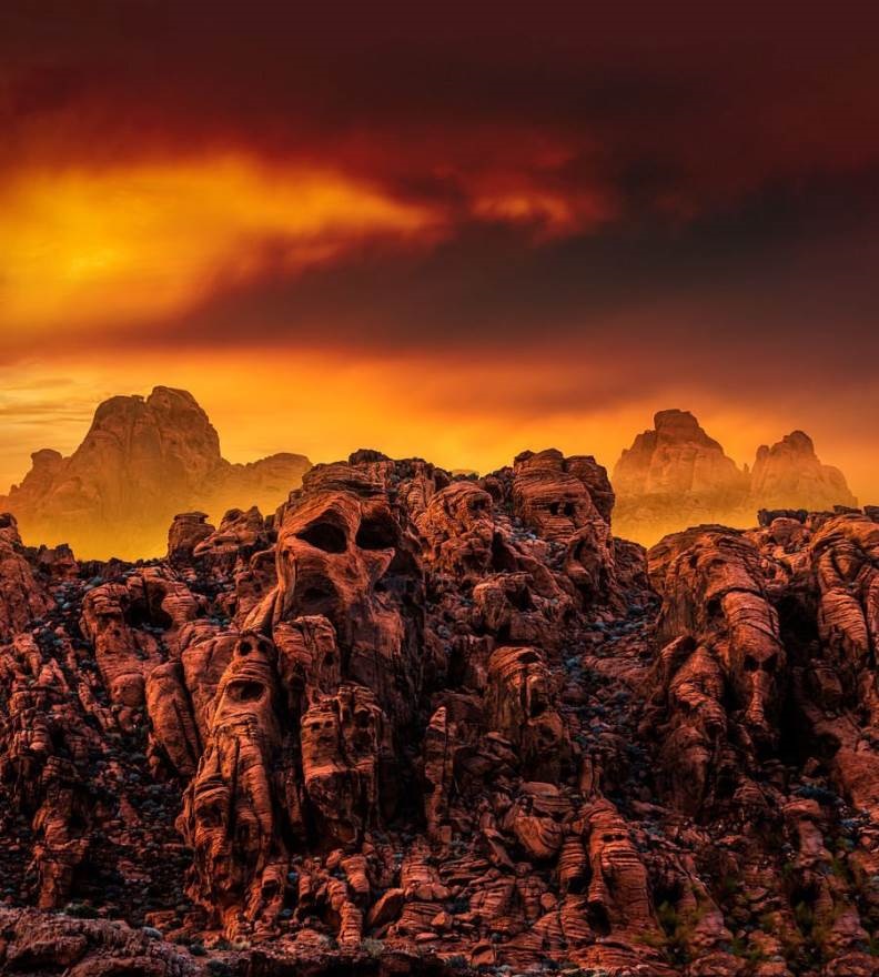 Valley of Fire - Nevada State Parks - Valley of Fire Hillside Ghosts - Natural Attractions in USA - Planet Travel Advisor