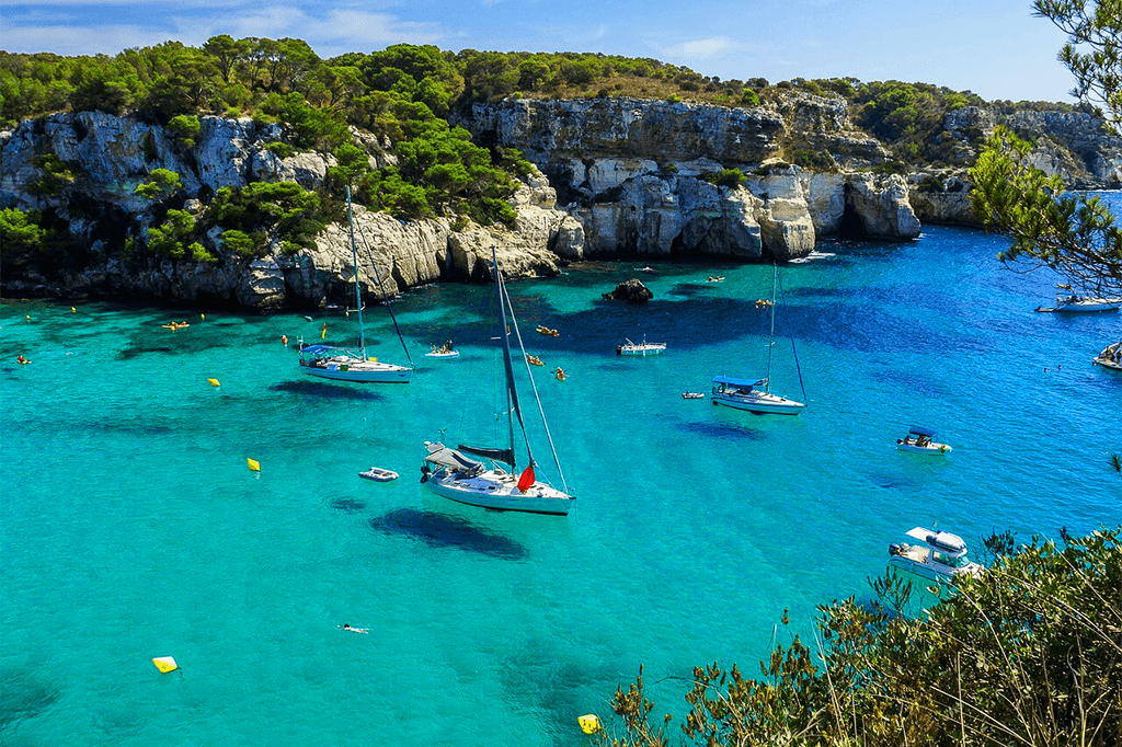 Cala Macarella, Menorca-Best Crystal-Clear Water Beaches in Europe Cala Macarella, Menorca-Best Crystal-Clear Water Beaches in Europe