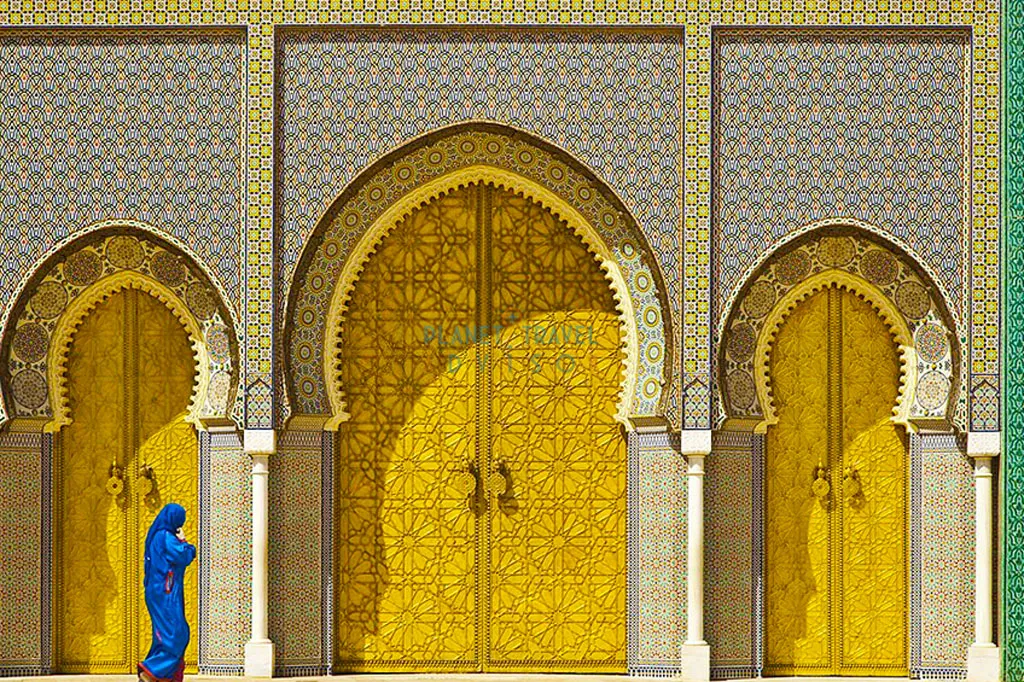 Morocco, Golden door in Fes, the door of Royal palace - Best Time to Visit Morocco - Planet Travel Advisor