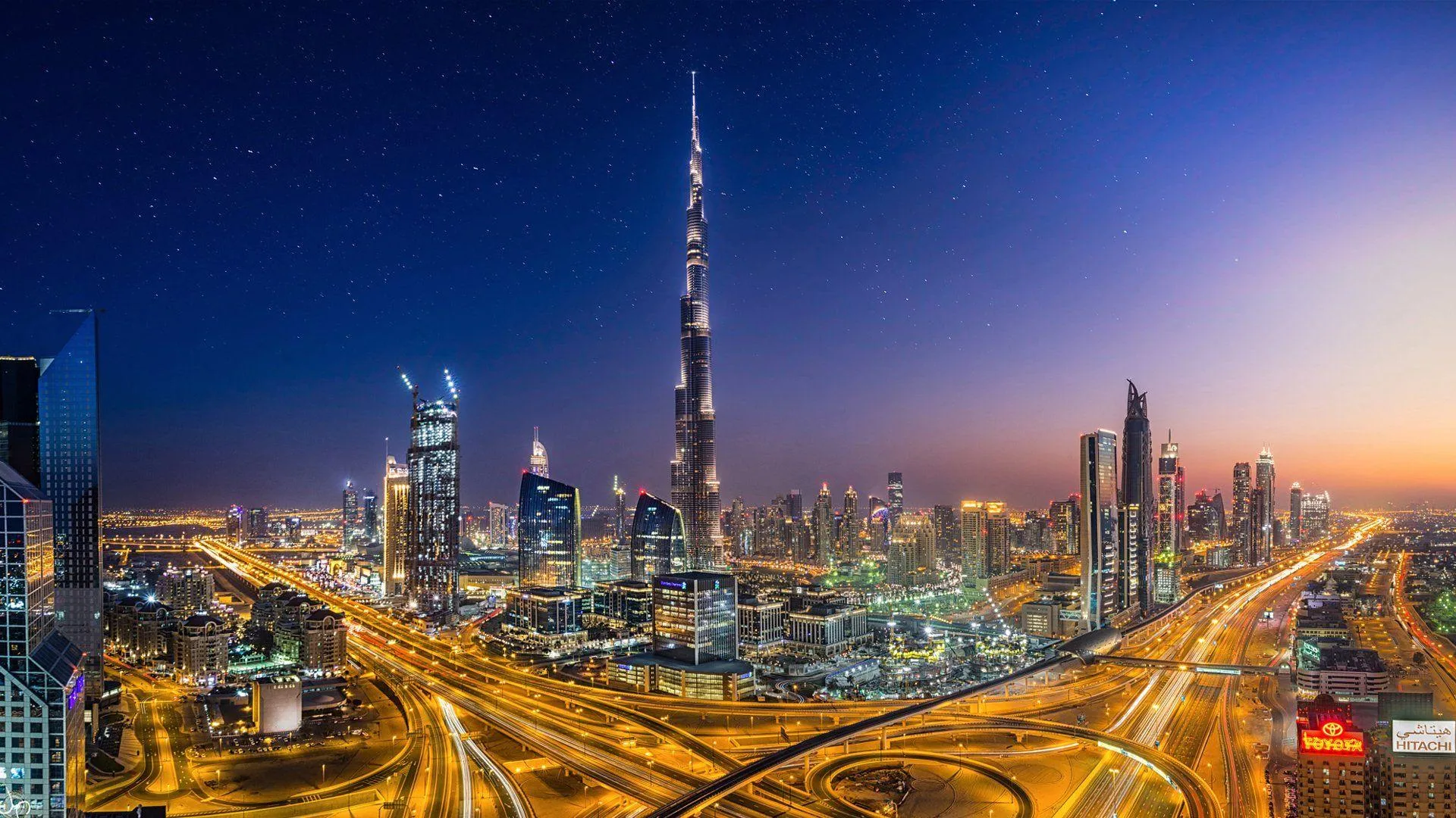 A View of Dubai at Night - Where to Travel in January - Planet Travel Advisor