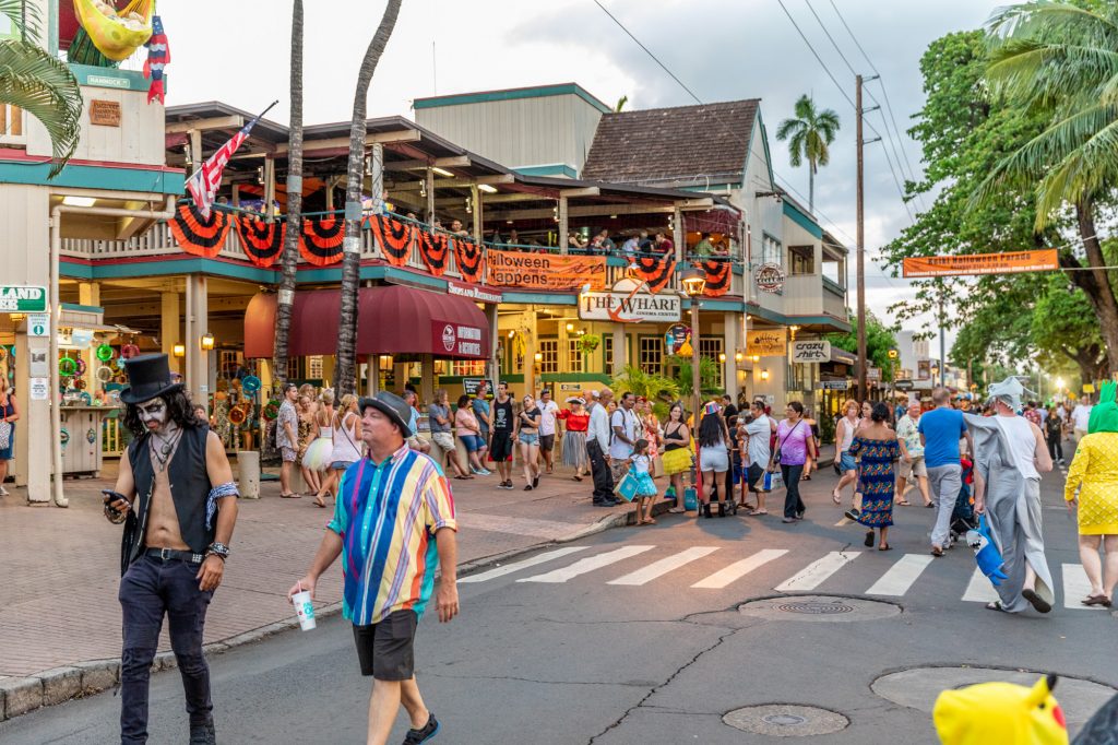 Lahaina Halloween Front Street Celebration (Maui) - Hawaii Weather in October - Planet Travel Advisor