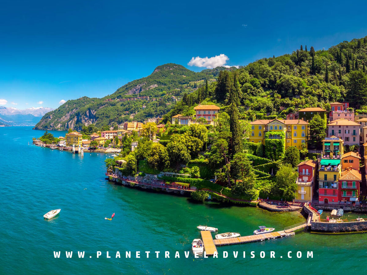 Aerial view captures Varena old town, Lake Como - Planning A Vacation in Europe - Planet Travel Advisor Aerial view captures Varena old town, Lake Como - Planning A Vacation in Europe - Planet Travel Advisor