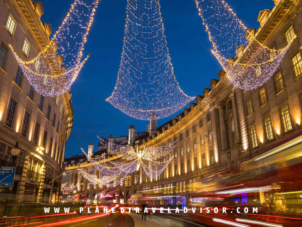 Regent Street, London adorned for Christmas - Planning A Vacation in Europe - Planet Travel Advisor Regent Street, London adorned for Christmas - Planning A Vacation in Europe - Planet Travel Advisor