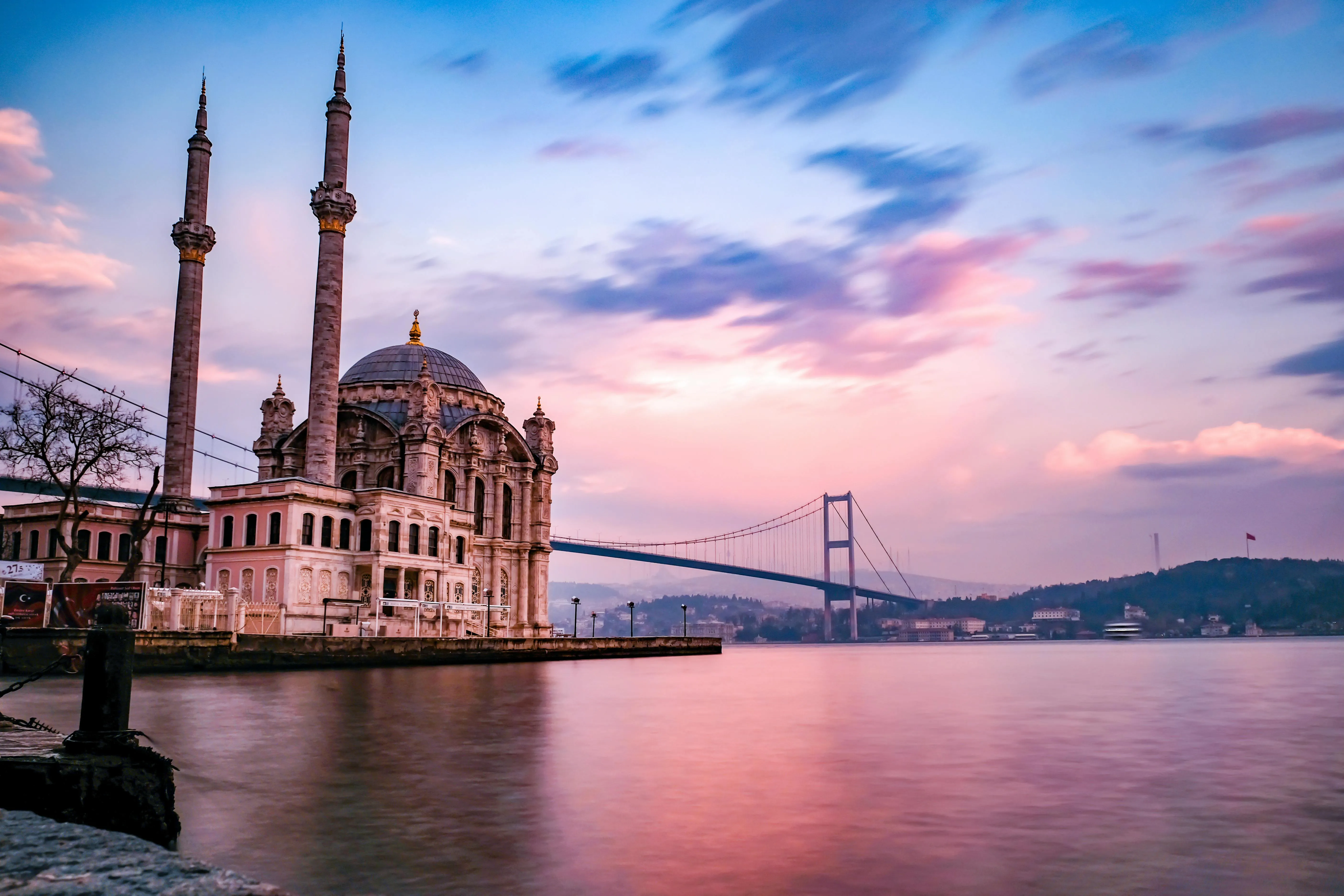 Ortakyo Mosque in Istanbul at Dusk - Planet Travel Advisor