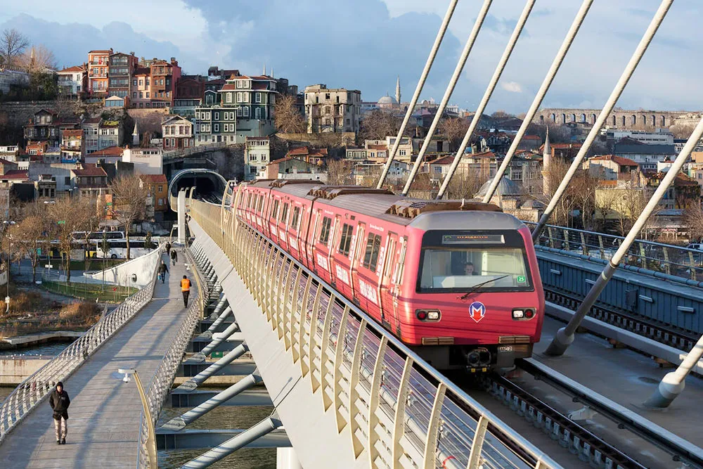 Metro Train at the Halic Bridge, Istanbul - Planet Travel Advisor