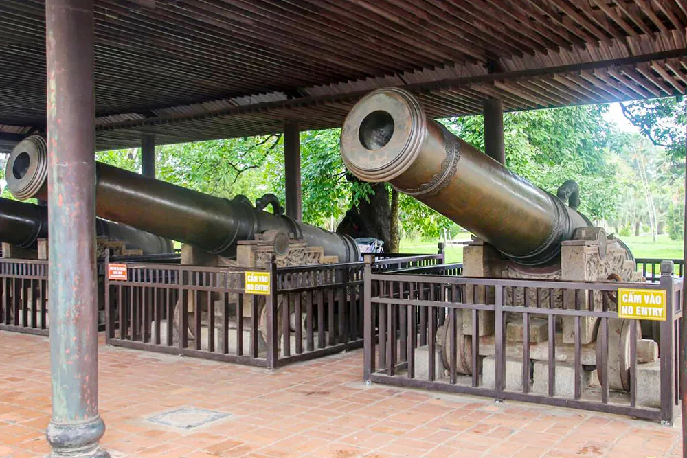 Ancient Bronze Cannons at the Imperial Citadel of Hue - Planet Travel Advisro