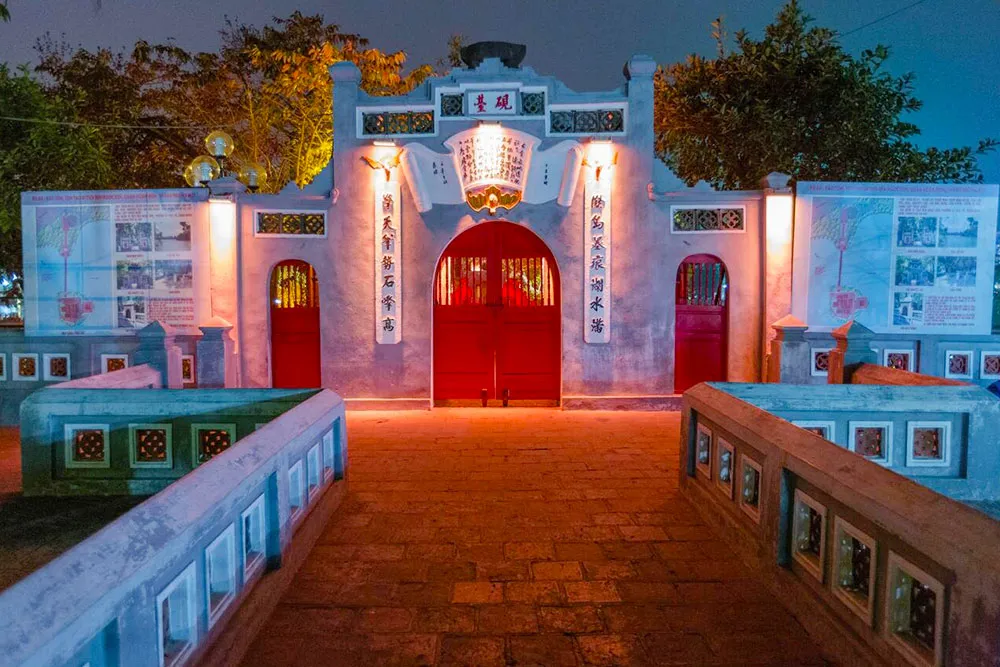 Facade at the Ngoc Son Temple - Planet Travel Advisor