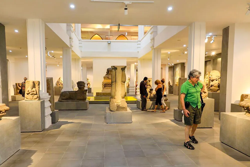 Tourists Looking at the Exhibits at the Museum of Cham Sculpture - Planet Travel Advisor