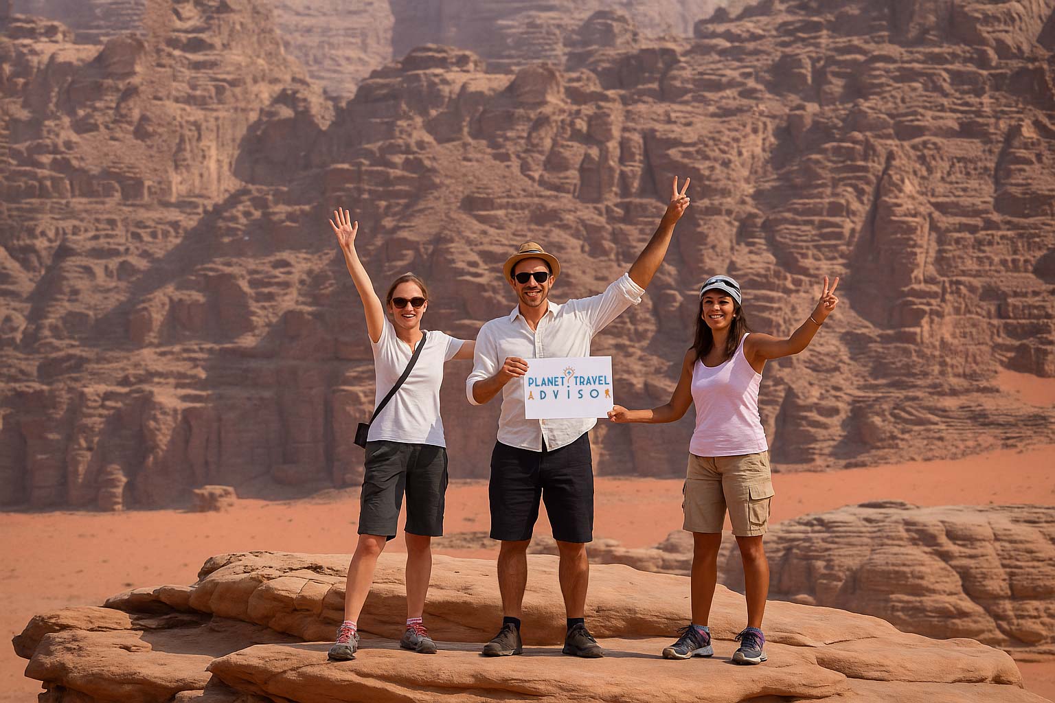 Planet Travel Advisor Guests at Jordan Desert