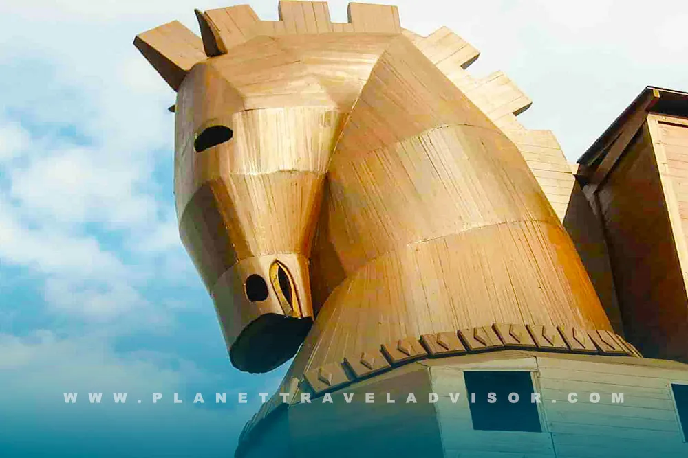 Replica of a Trojan Horse Myth Versus History - Planet Travel Advisor.webp