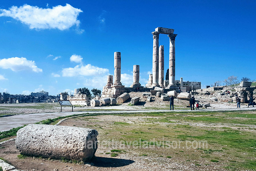 A Large Stone Structure in the Middle of a Field, Amman Citadel - Planet Travel Advisor.jpg