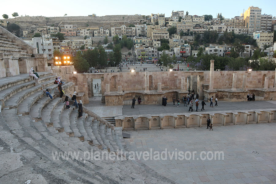 People Standing on Top of a Stone Stage, Amman Roman Theatre - Planet Travel Advisor.jpg